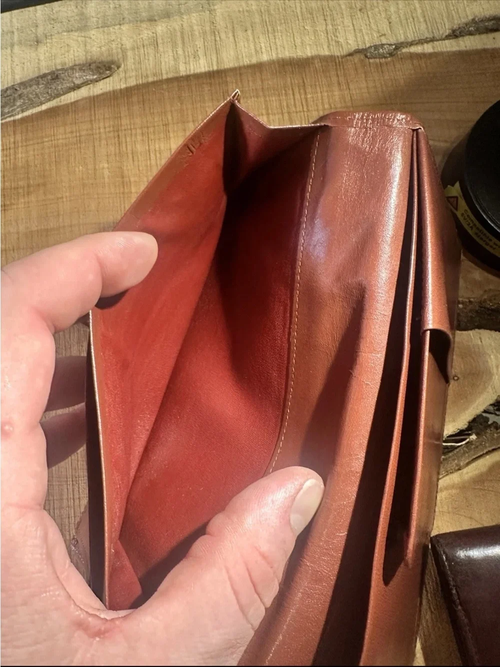 Vintage Cartier Must De Cartier Leather Passport Checkbook Holder Case